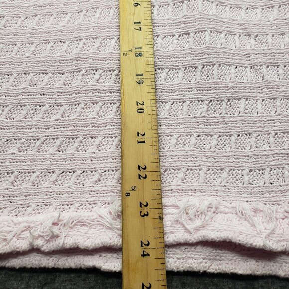 Free People We The Free Thein’s Hacci Top Pink Off Shoulder Long Sleeve Sz Small - Picture 4 of 8